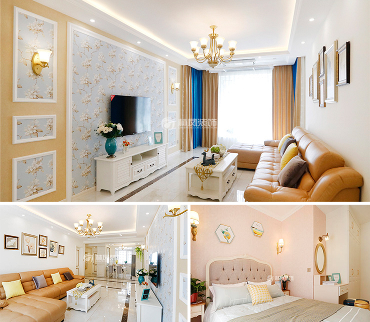 孔雀城新京學府112平現(xiàn)代風格裝修效果圖