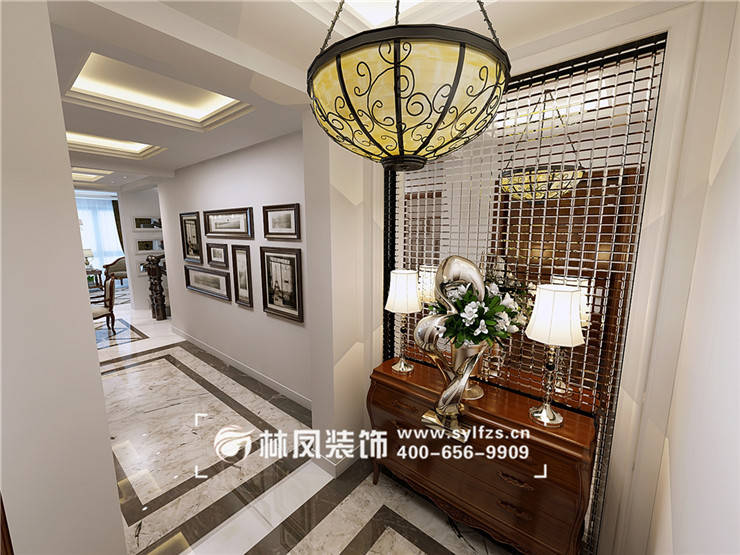 陳聰-美地莊園-160㎡-簡約美式風(fēng)格-過廊3.jpg